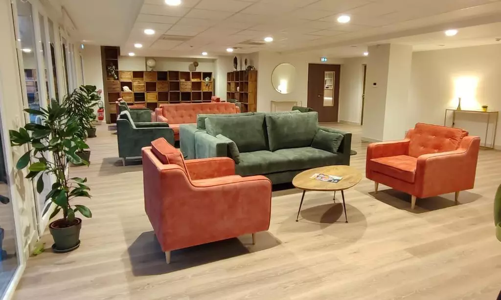 Séjour appartement d'une chambre à Zenao Appart hotels Montivilliers