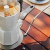 Image 1: 150ml Stovetop Espresso Moka Pot with 13cm Induction Hob Adapter Plate