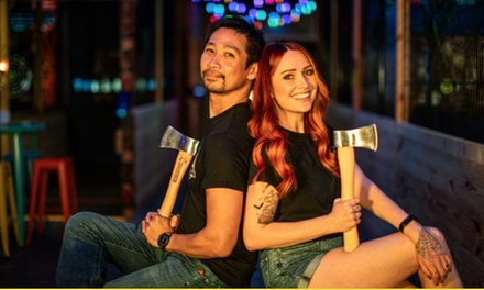 60-Minute Axe Throwing Experience for 2 People, valid Any Day - Bananas' Axe Cabana - Orlando