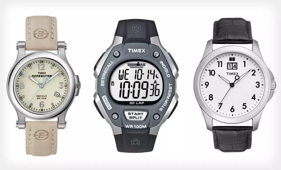 Timex Men's, Women's, and Unisex Watches (Up to 64% Off). Sixteen Options Available. Free Shipping and Free Returns. - Second Medium