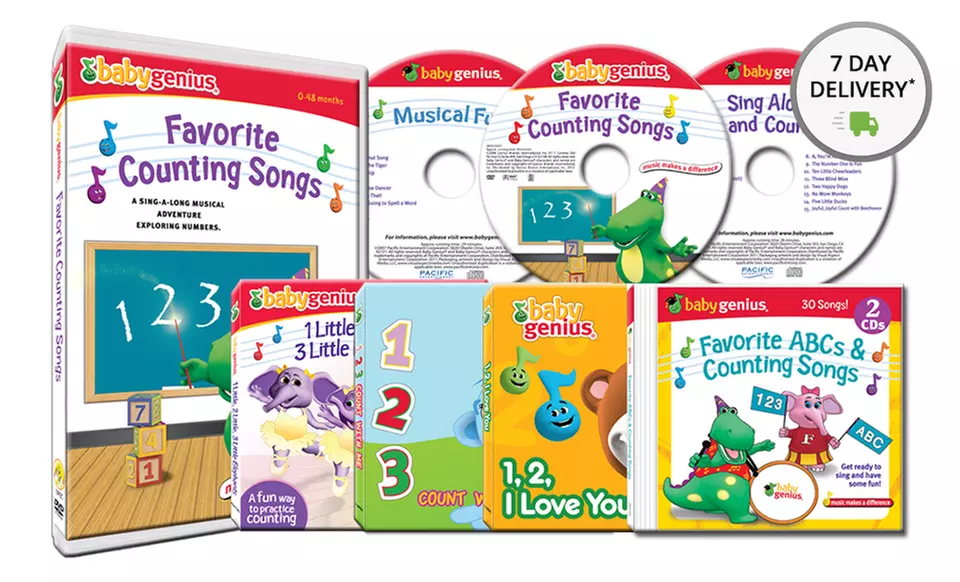 Baby Genius Count With Me Bundle with DVD, 2 CDs, and 3 Books﻿. Free Shipping and Returns. - Primary Image