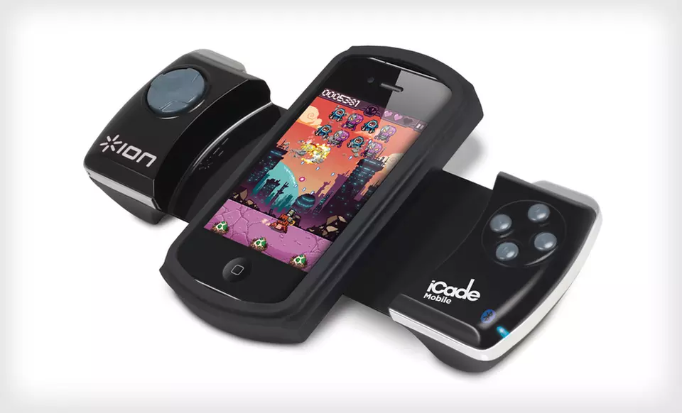 $11.99 for an Ion iCade Mobile Game Controller for iPhone/iPod ($49.99 List Price). Free Returns. - Primary Image