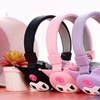 Image 1: Kids' Cartoon-Design Foldable Bluetooth Headphones