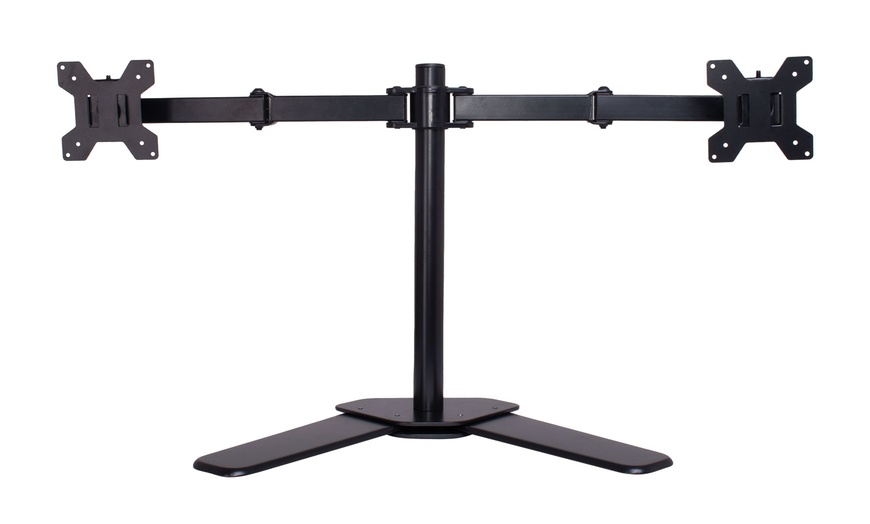 Image 7: Soporte para doble monitor de pantalla de Frankystar