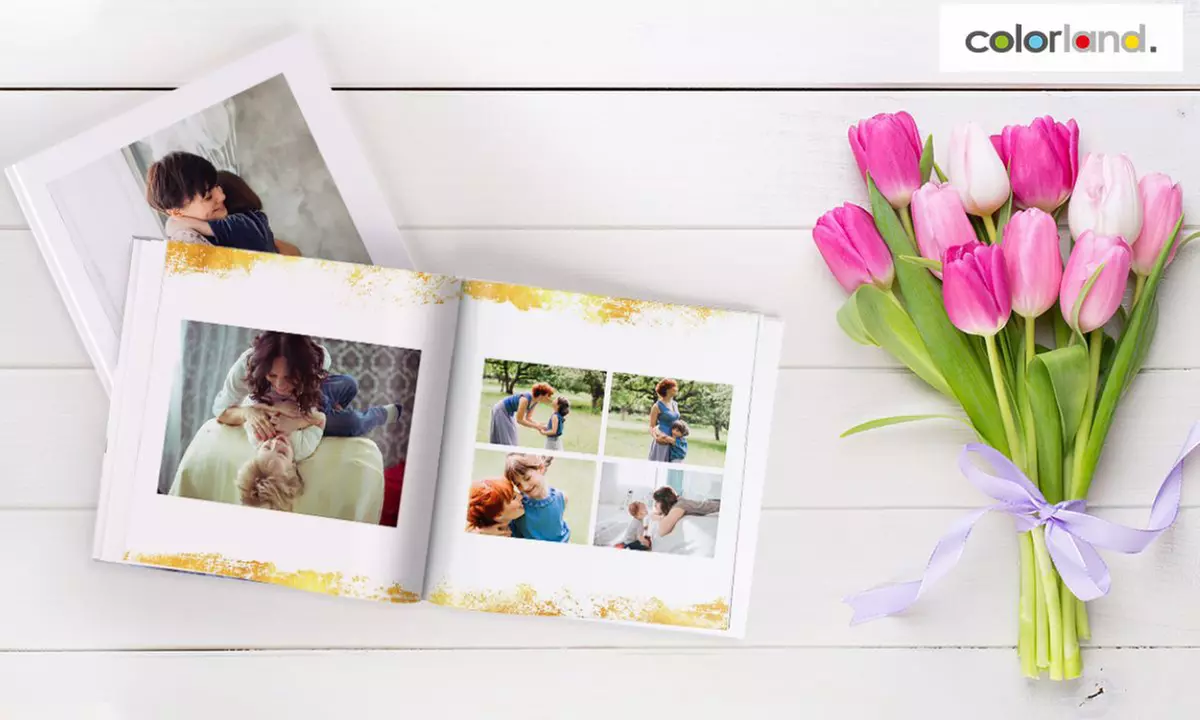 Livre photo carré avec Colorland