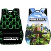 Image 1: Minecraft-Inspired Graphic Print Backpack 