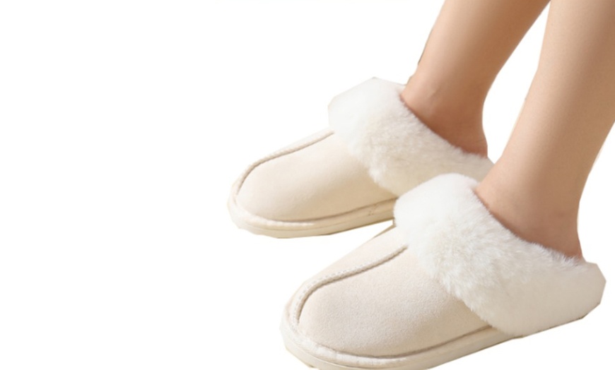Image 2: Hausschuhe mit Memory-Schaum