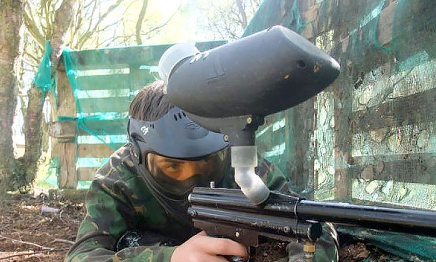 Image 1: Paintballing For Five 93% Off