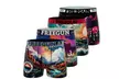 Lot de 4 boxers microfibre FREEGUN divers univers pour homme, motif et taille au choix - Second Medium