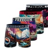 Image 2: Lot de 4 boxers microfibre FREEGUN divers univers pour homme