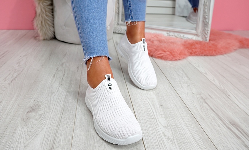 Image 29: Women's Sock-Style Trainers