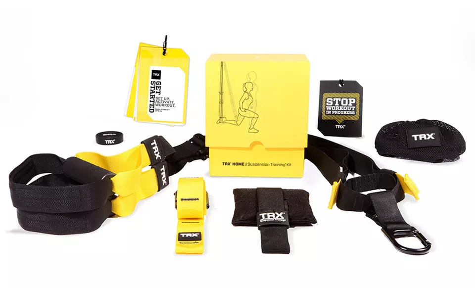 TRX Home Suspension Trainer and Train Like the Pros Bonus DVD & Guide - Primary Image
