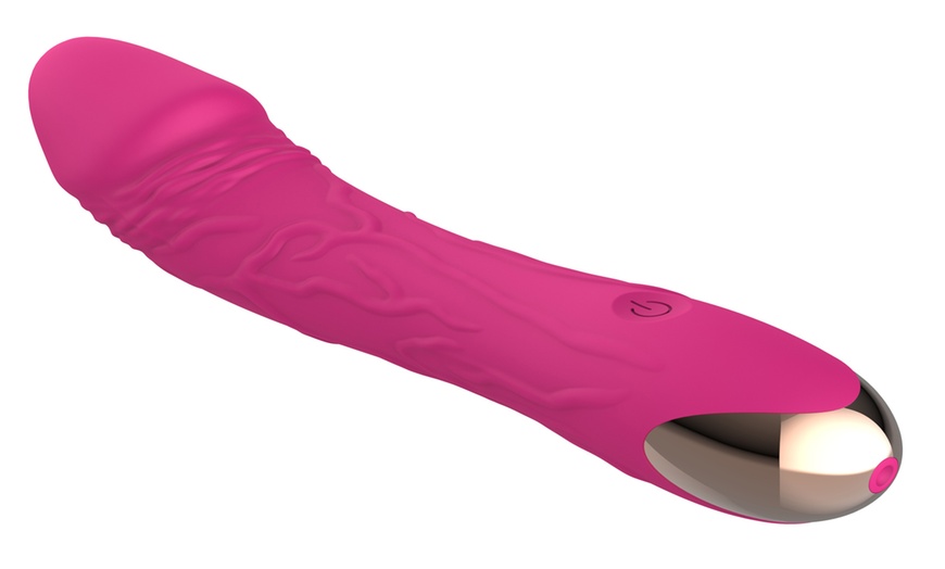 Image 5: Waterproof 20 Speeds G Spot Vibrator Recharge Vibrating Dildo Bachelorette Gift