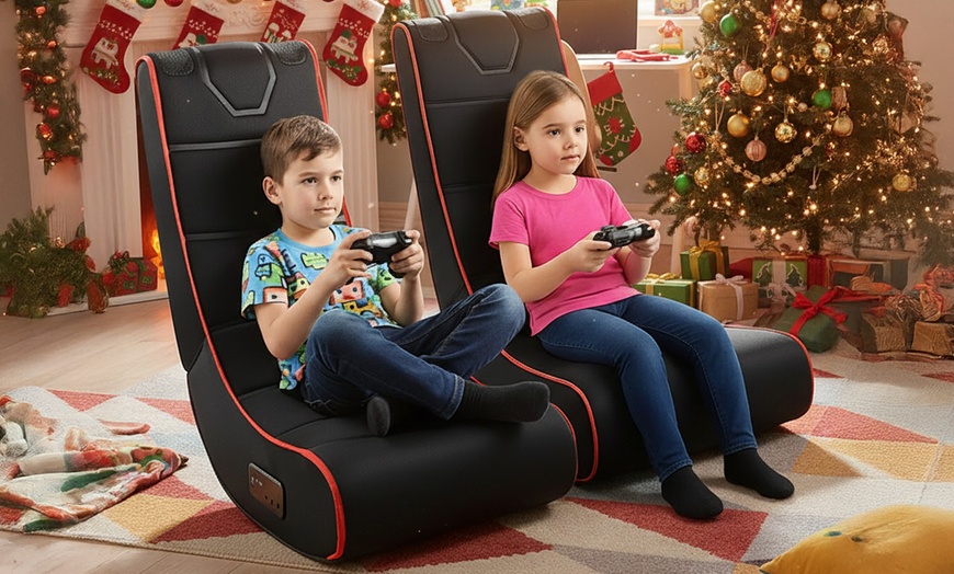 Image 1: Bluetooth Rocker Gaming Chair