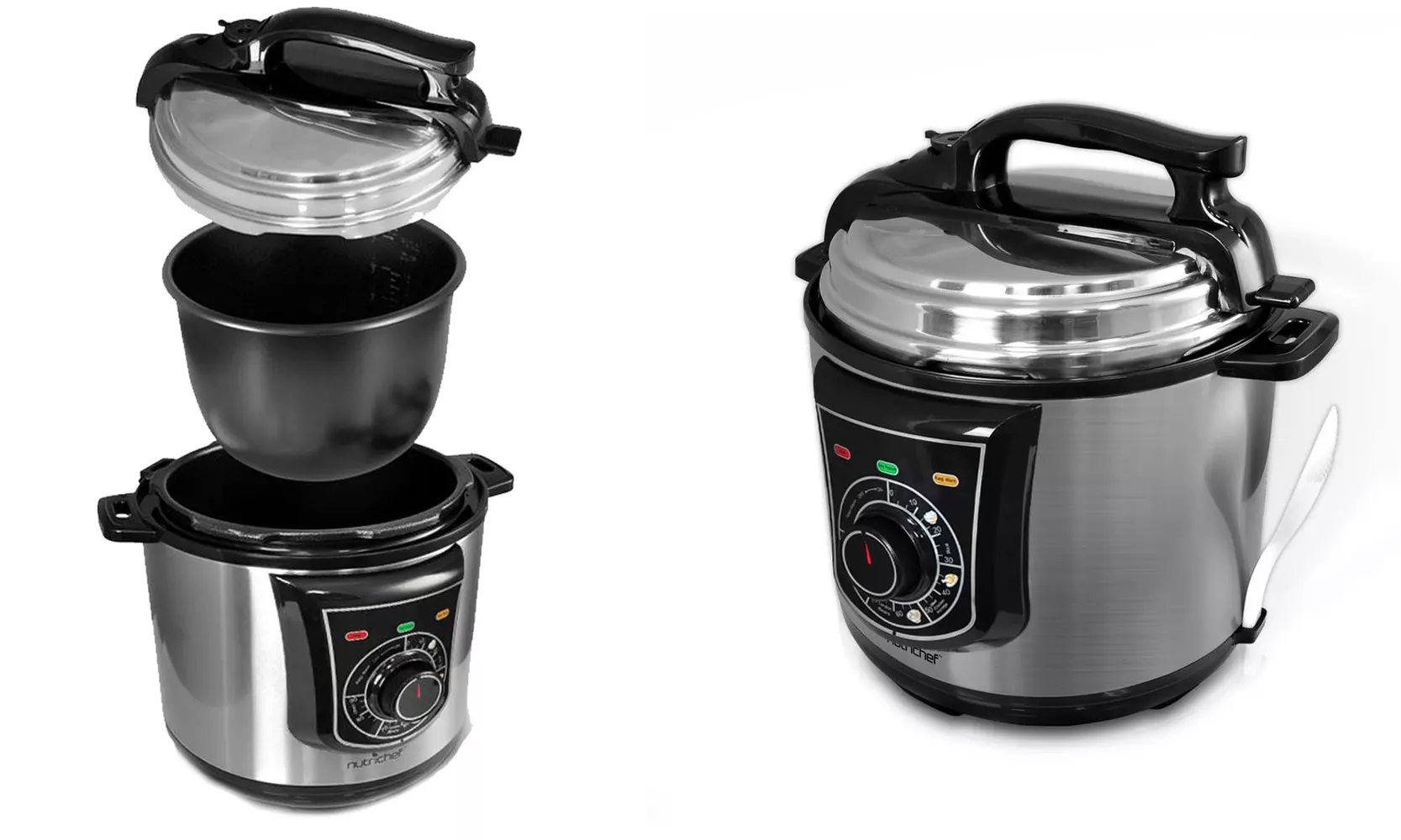 Stainless Steel Electric Pressure Cooker and Steamer - Primary Image