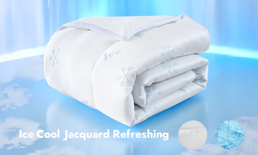 Image 4: Sampur Sommer Bettdecke 100% Mikrofaser mit kühlenden Ice Cool Fasern