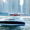 Image 1: Luxury Yacht Rental in Dubai's Arabian Gulf for Up To 8 People