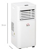 Image 8: HomCom 7000, 9000, 10000 BTU Portable Air Conditioners 