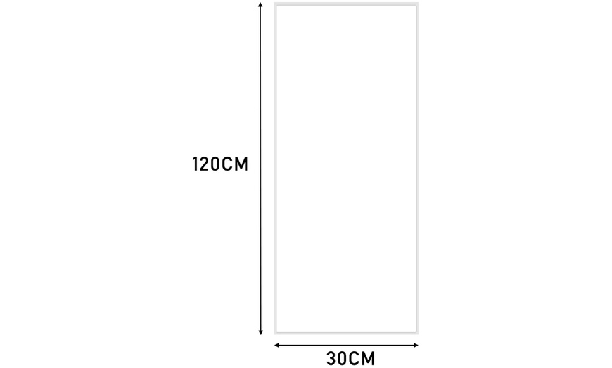 Image 5:  Full-Length Wall Mirror, Sleek Frame and Versatile Design