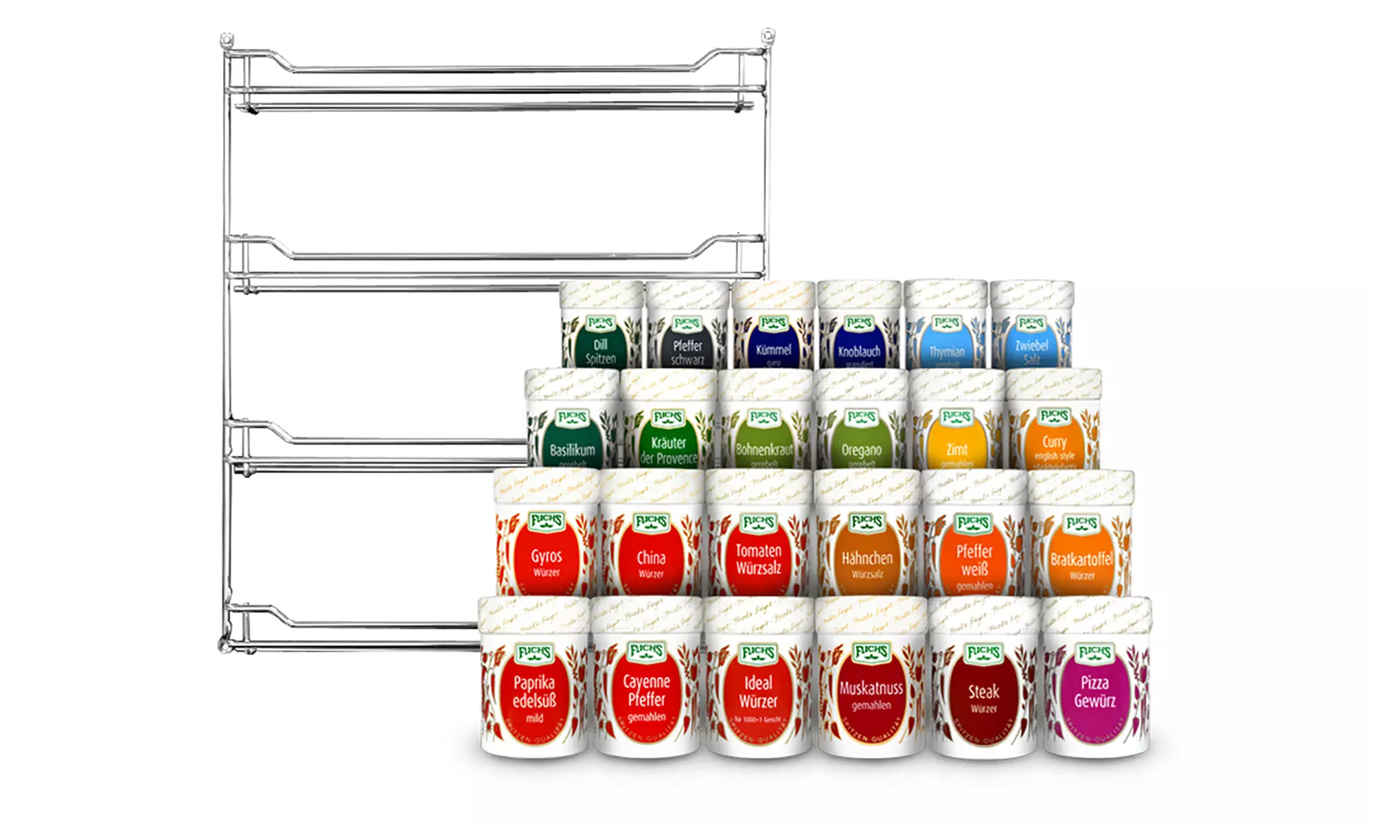 Ostmann oder Fuchs Gewürzregal mit mehr als 20 Gewürzen inkl. Versand ab 34,64 € (26% sparen) - Second Medium