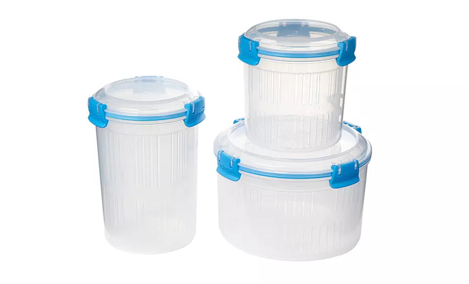 Sistema 3-Piece Store and Strain Container Set - Primary Image