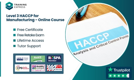 Level 3 HACCP for Manufacturing - Online Course - Training Express