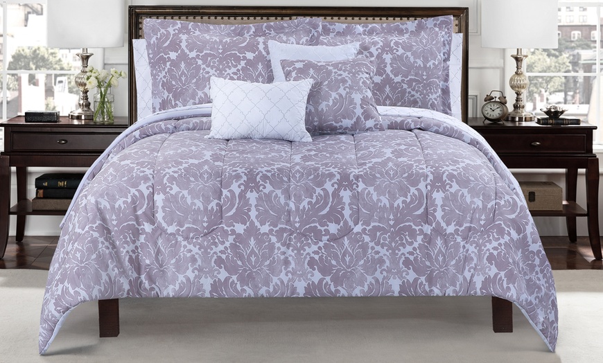 Jessica McClintock Printed Comforter Sets (7- or 10-Piece) | Groupon