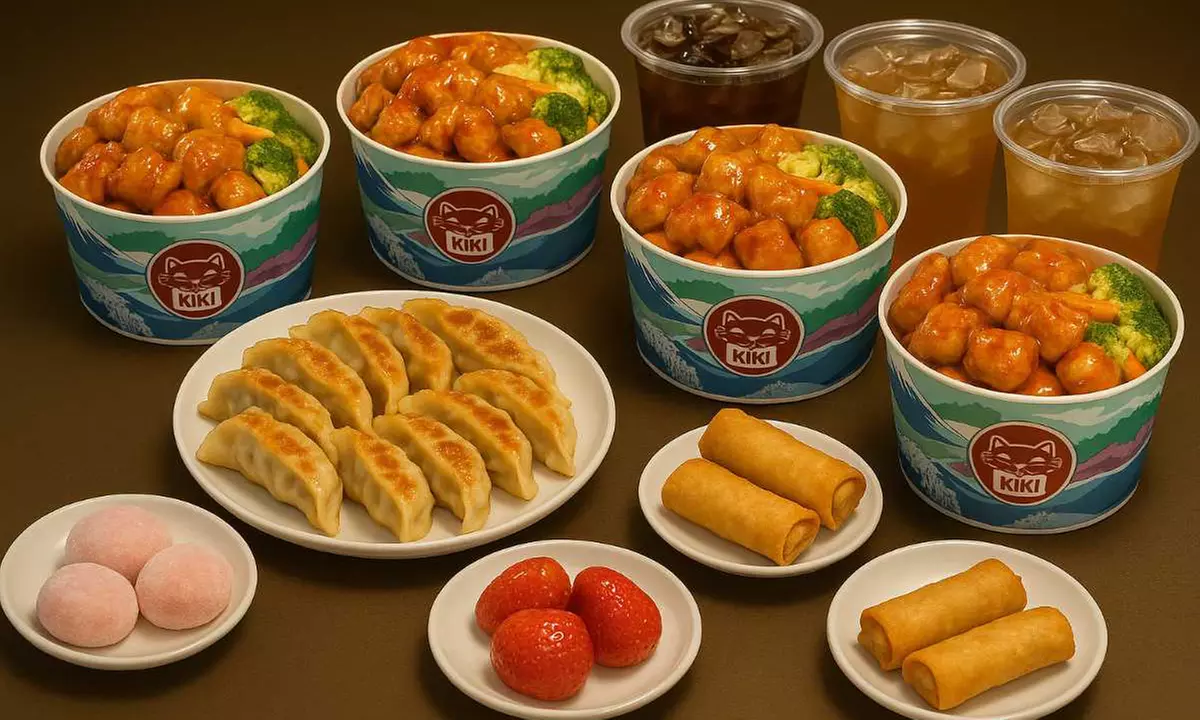 One, Three, or Five Kiki Bowl Combos with Appetizers Drinks & Desserts