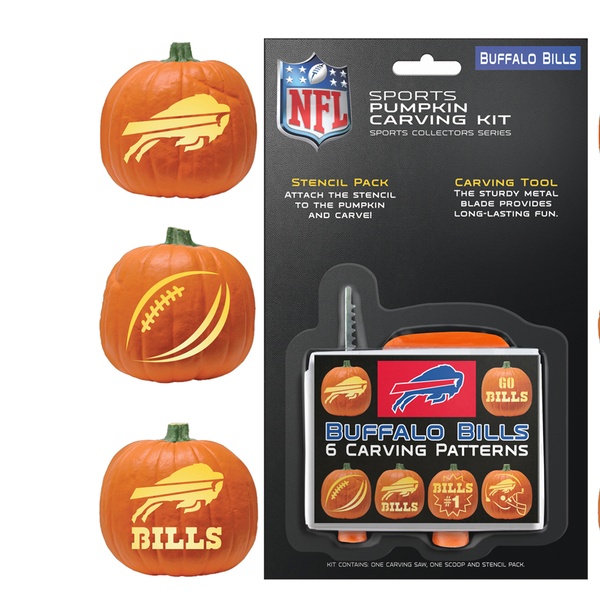 NFL Jets Pumpkin Carving Kit New York Team Logo 6 Designs Stencil Fall