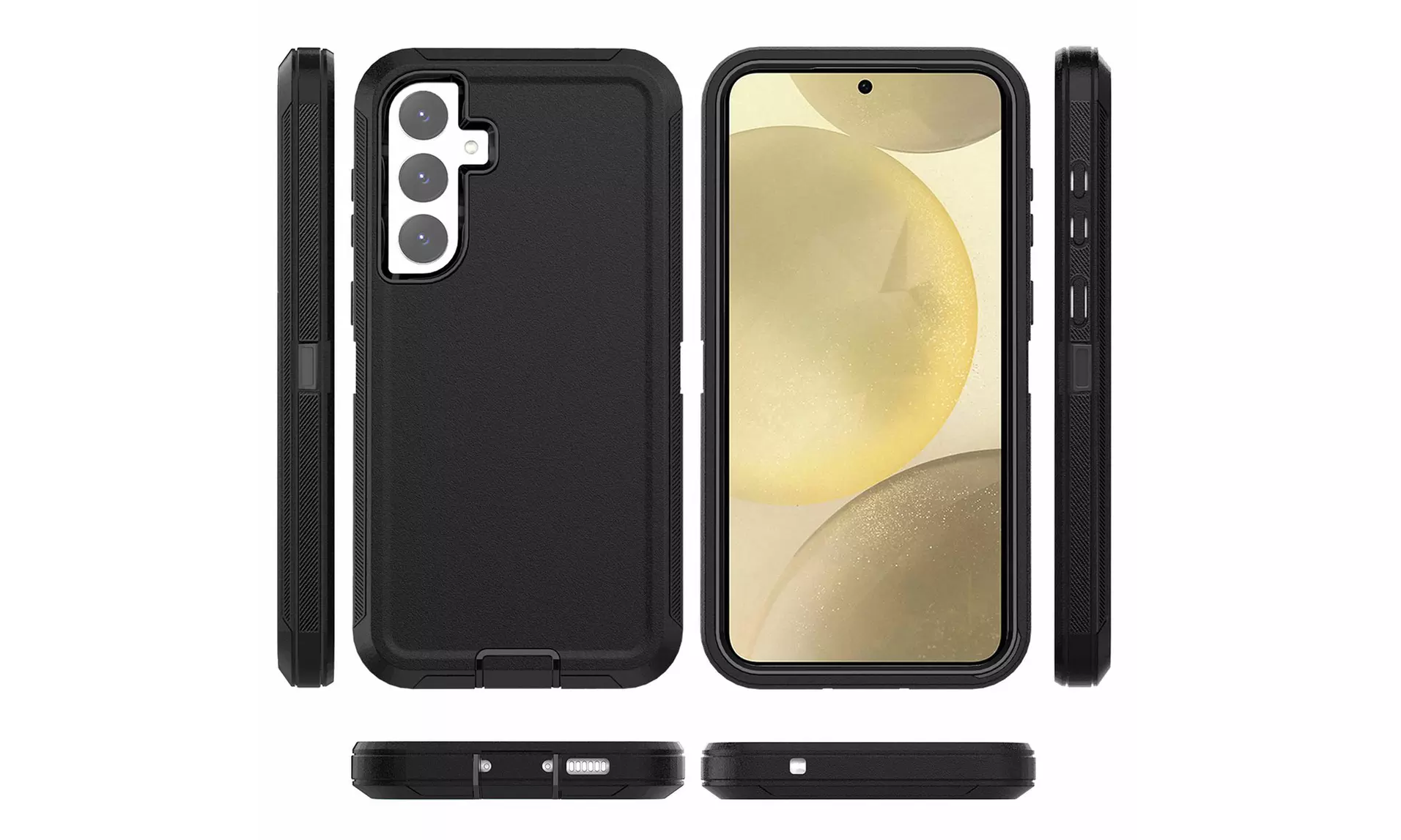 For Samsung Galaxy S24 Plus Case Heavy Duty Shockproof Hybrid Rubber Cover