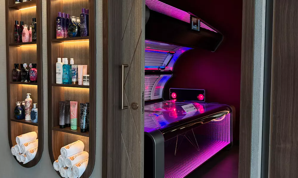 Three or Five Sessions of Full Body Solarium Tan at Plush Tan