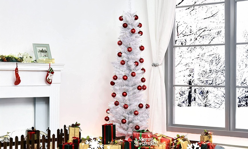 Image 8: HOMCOM Artificial Christmas Trees Collection