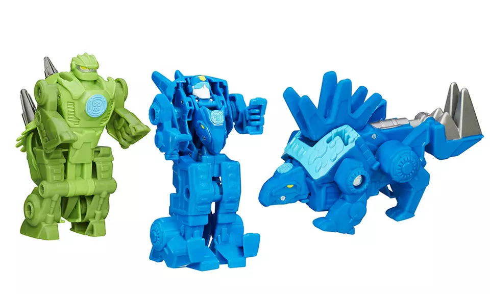 Playskool Transformers Boulder and Chase the Rescue Dinobot Figures - Primary Image