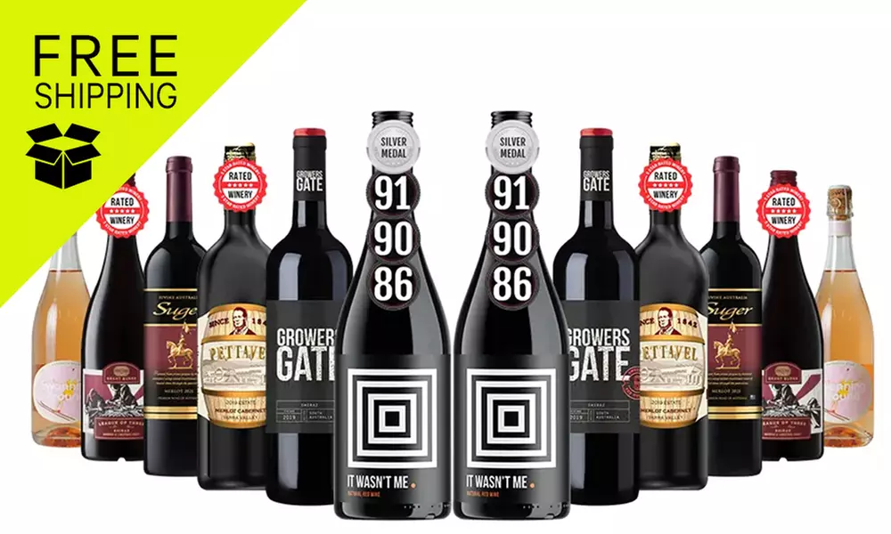 FREE SHIPPING: Collectors Aussie Red Mixed - 12 Bottles (Up to 60% Off) - Primary Image