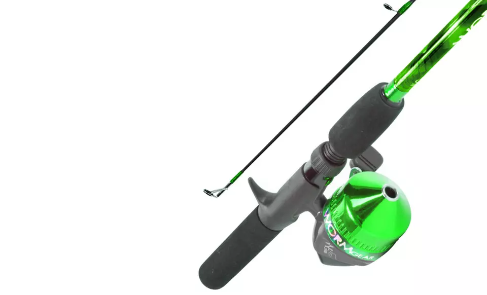 South Bend Worm Gear Fishing Rod with Spincast Reel Combo - Second Medium