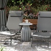 Image 3: Outsunny Set of Two Adjustable Back Sun Loungers 