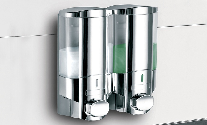 HotelSpa Wall-Mounted Soap and Shampoo Dispensers | Groupon