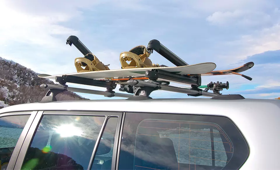Rhino Rack Universal Ski and Snowboard Carrier. Free Returns. - Image 2