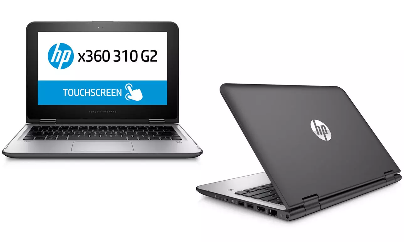 HP x360 310 G2 11.6" Convertible Laptop with 1.6GHz Intel Pentium N3700 CPU, 8GB RAM, and 128GB SSD (Refurb. A-Grade) - Primary Image