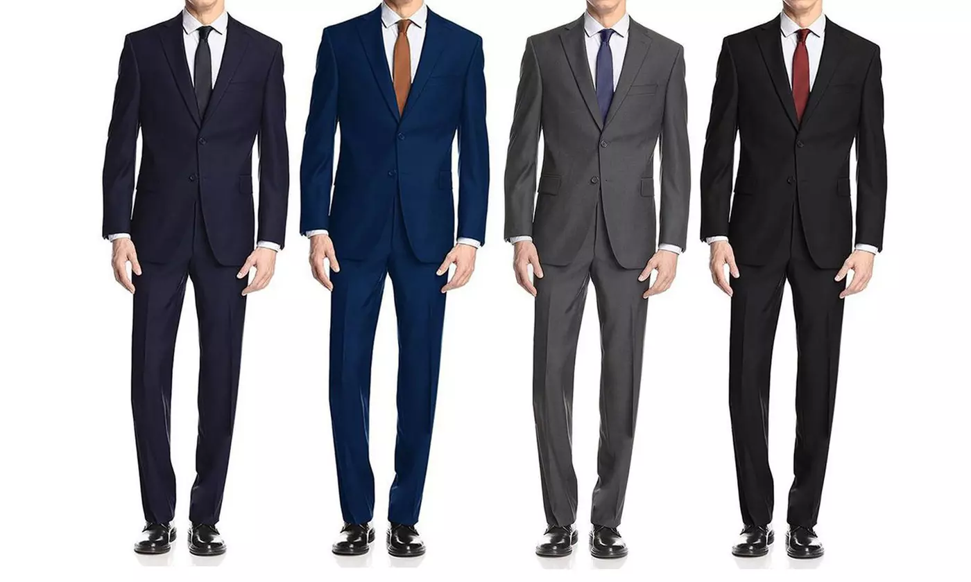 2 abiti da uomo sartoriali in lana Tasmania