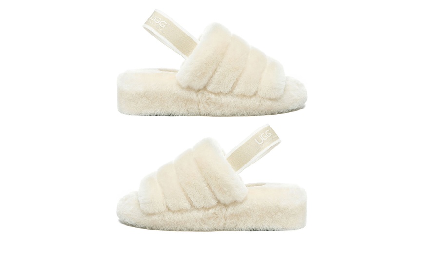 Image 22: UGG Puffy Slippers