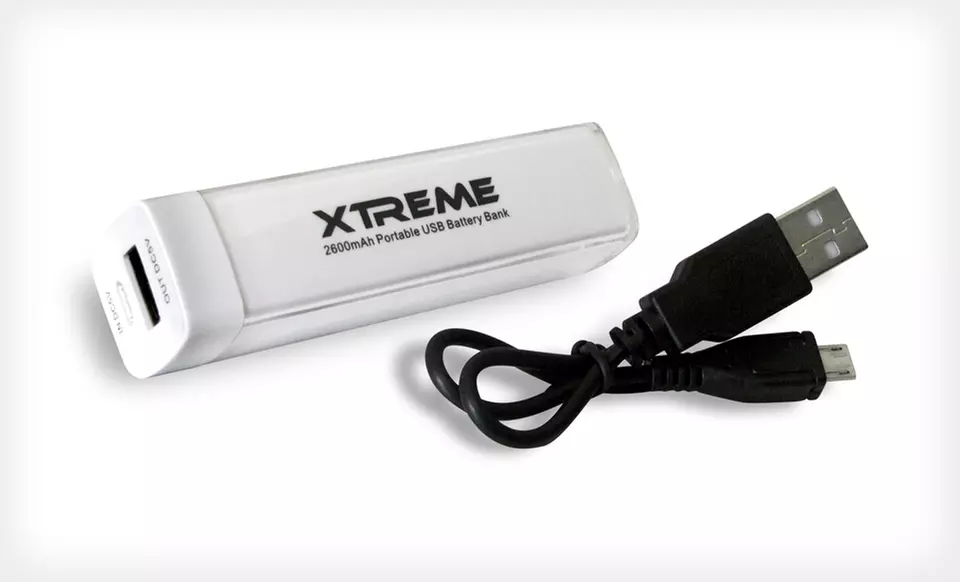$14.99 for an Xtreme 2600mAh Power Stick Battery Bank ($29.99 List Price). 5 Colors Available. Free Returns. - Second Medium