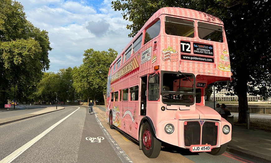 Image 1: ABBA-Themed Afternoon Tea Bus Tour for One or Two Adults