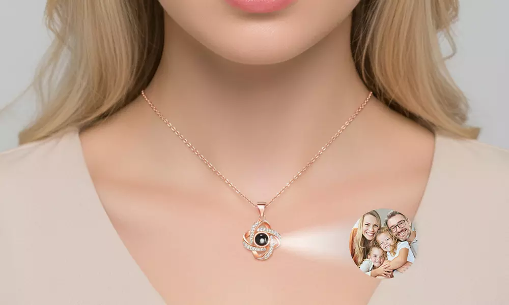 Custom One or Two Projection Necklace from Justyling (Up to 86% Off)
