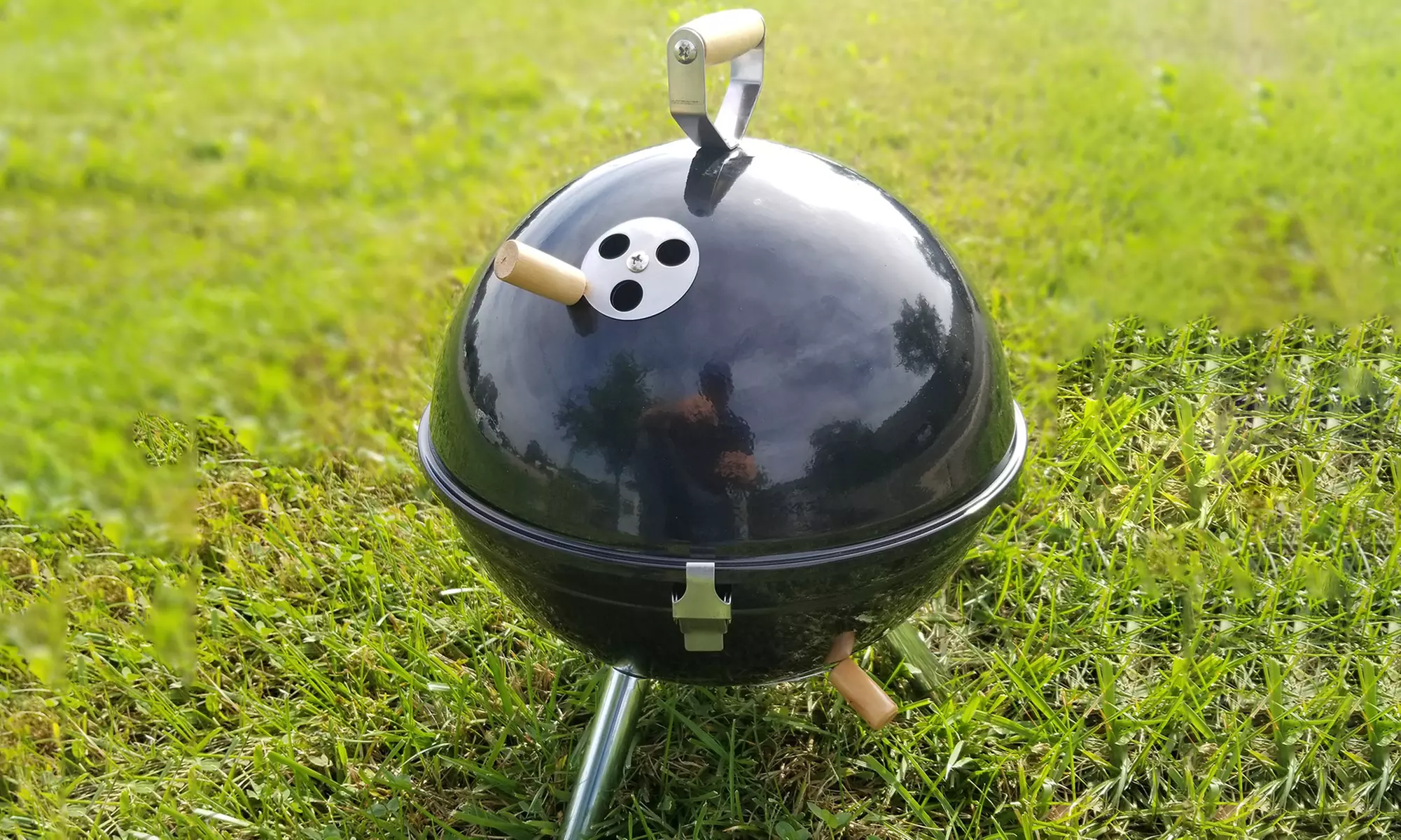 Your Choice Charcoal BBQ Bobber Sphere Grill - Second Medium