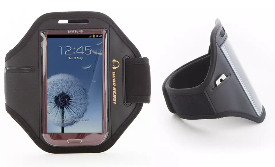 $7.99 for a Sports Armband for iPhone Samsung Galaxy Smartphones ($29.99 List Price). Multiple Styles. Free Returns. - Second Medium