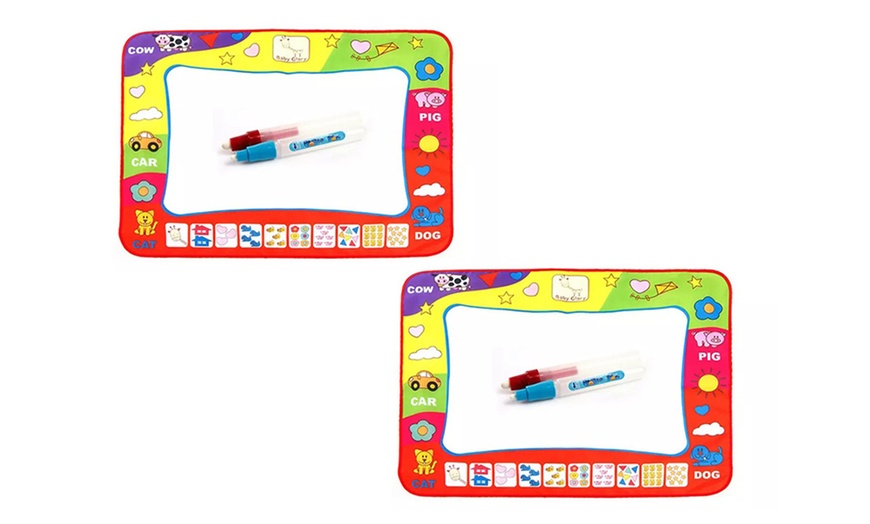Image 4: Kids’ Magic Doodle Mat and Water Pen Set x1, or x2 Options