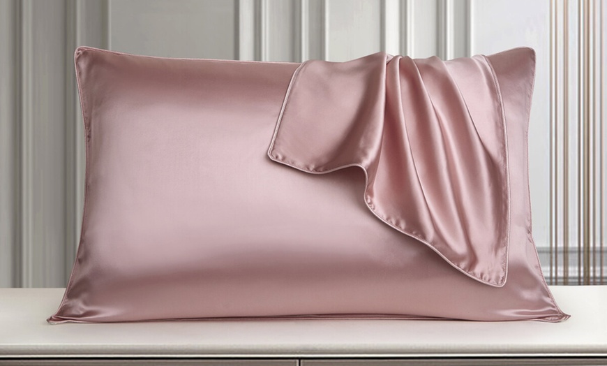 Image 45: Mulberry Silk Beauty Pillowcase Duo