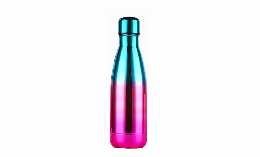 Image 5: Reusable Metallic Water Bottle