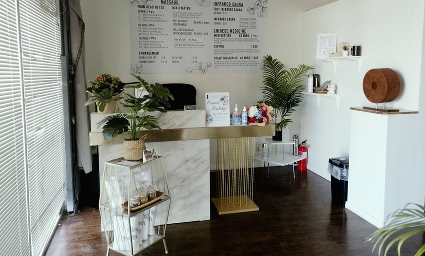 Image 2: 60-Min Full Body Relaxation, Cupping or Moxibustion, Foot Spa and More